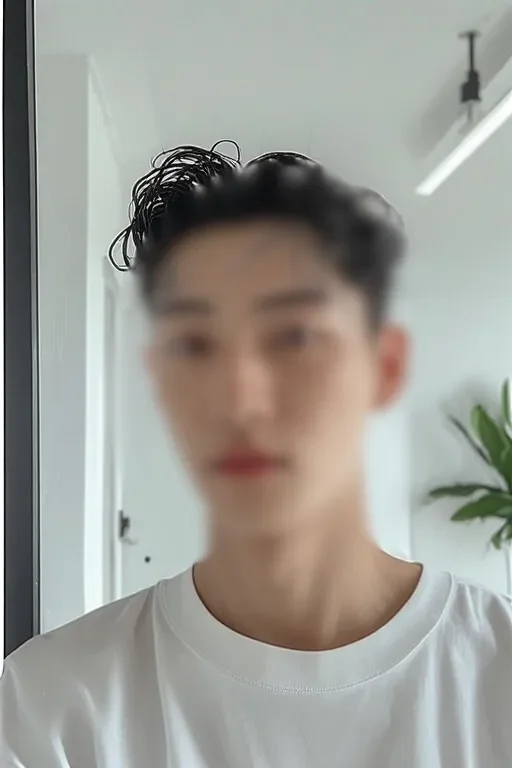 화이트 티셔츠를 입고 깔끔한 헤어 스타일을 선보이는 구로 지역 전담 여성마사지 매니저.