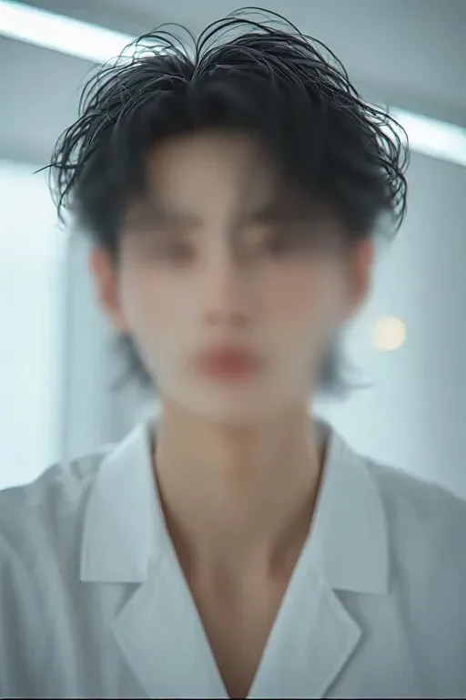 세련된 웨이브 헤어 스타일로 부드러운 인상을 주는 관악 지역 전문 토닥이 매니저.